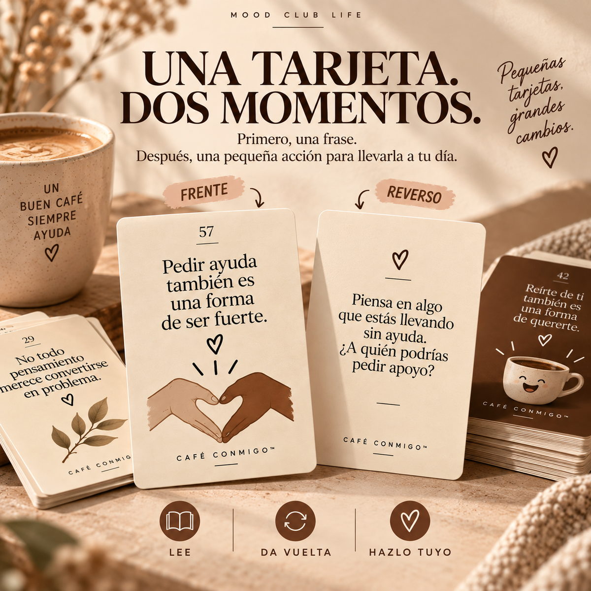 Café Conmigo™ — Un café, 60 sorbos y un respiro para ti