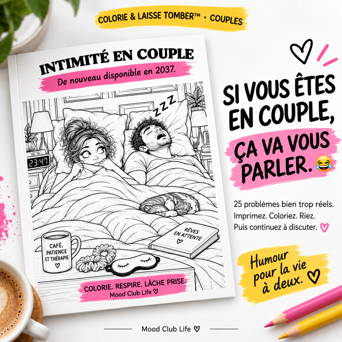 Colorie & Laisse Tomber™ – Édition Couples